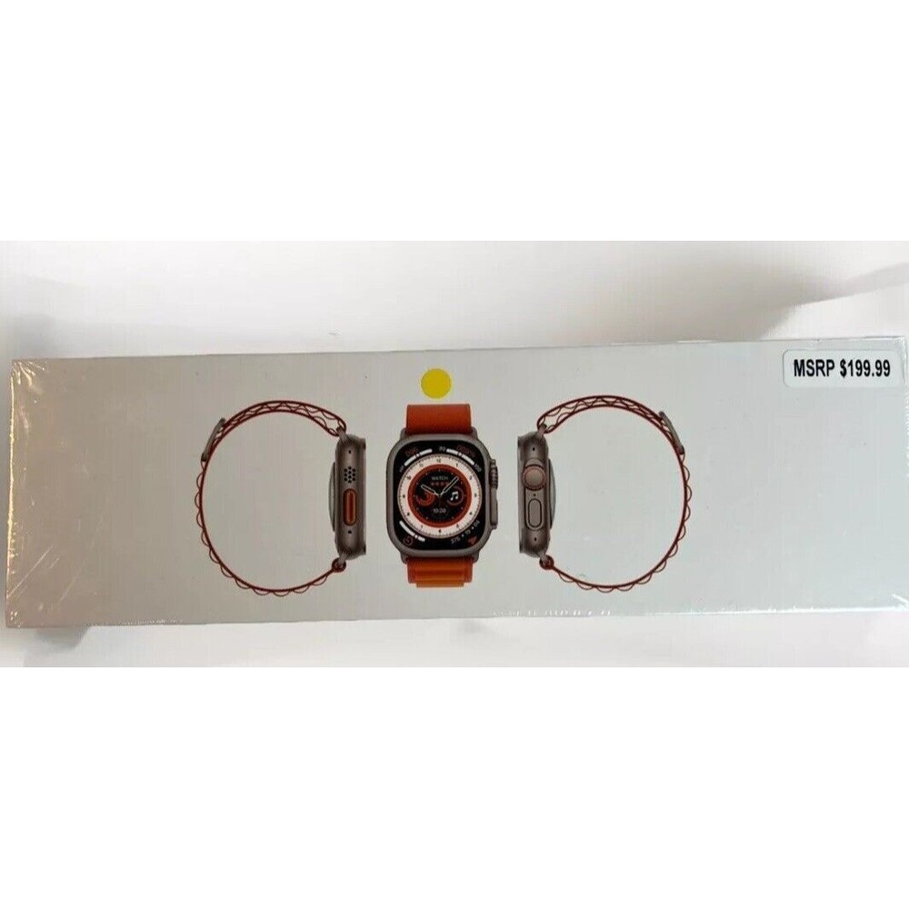 Smart Watch Starlight Sports Orange Band Waterproof,‎ Heart Rate, Bluetooth